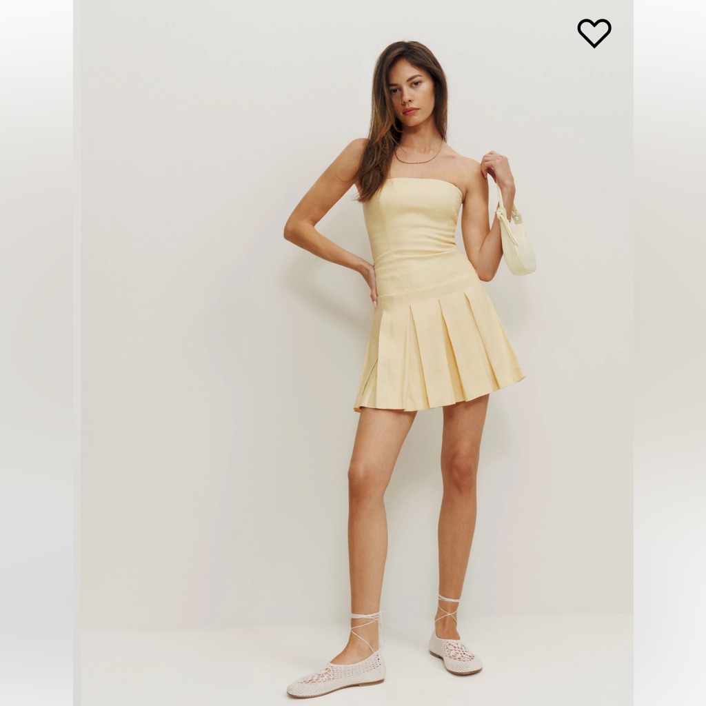Reformation Isabeli Linen Dress